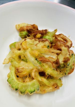 ゴーヤのかき揚げ☆給食メニュー-レシピのメイン写真