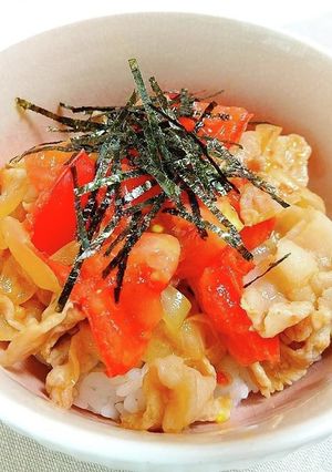 簡単☆美味しいトマト丼-レシピのメイン写真
