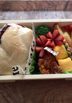 幼稚園 パン弁当 簡単 すぐできる 手抜-レシピのメイン写真