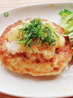 鶏ひき肉と豆腐のふわふわハンバーグ☆-レシピのメイン写真