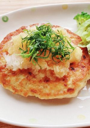 鶏ひき肉と豆腐のふわふわハンバーグ☆-レシピのメイン写真