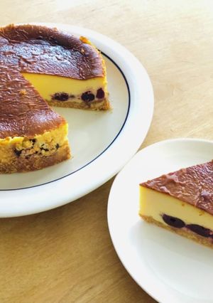 ダークチェリーのチーズケーキ-レシピのメイン写真