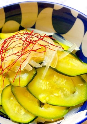 ヘルシーズッキーニ丼 ヴィーガン対応-レシピのメイン写真