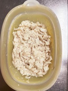 【離乳食中期】レンジでささみ-レシピのメイン写真