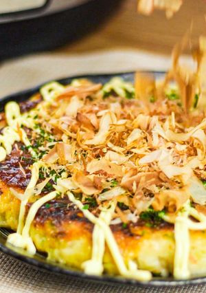 炊飯機能で簡単に！お好み焼き-レシピのメイン写真