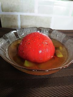 トマト丸まま冷製スープ-レシピのメイン写真