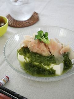 新生姜とめかぶの冷奴-レシピのメイン写真