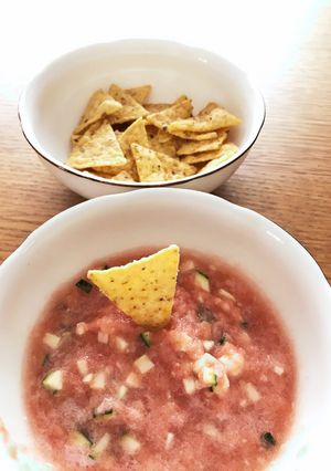 トルティーヤの為の夏野菜たっぷりディップ-レシピのメイン写真
