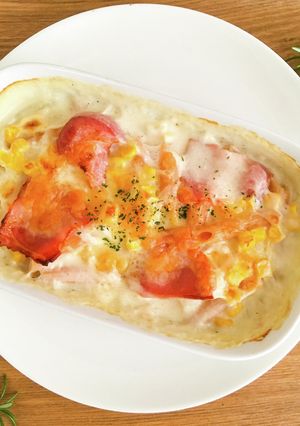 とろとろチーズの☆ベーコンペンネグラタン-レシピのメイン写真