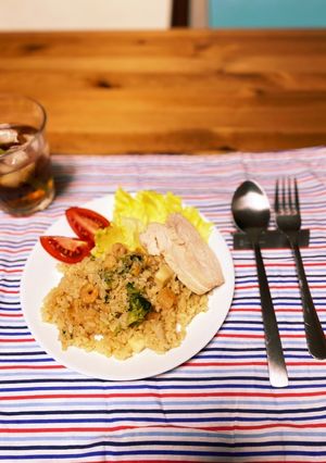 味が決まる！南蛮えびスープの素炊込みご飯-レシピのメイン写真