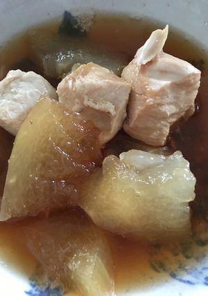 圧力鍋で簡単！冬瓜と鶏肉の炊いたの-レシピのメイン写真