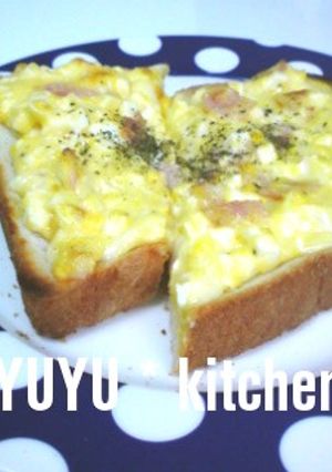 想像つく味がウマイ♪マヨ玉チーズトースト-レシピのメイン写真