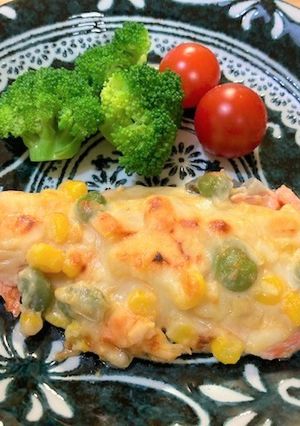鮭の府中みそチーズ焼き-レシピのメイン写真
