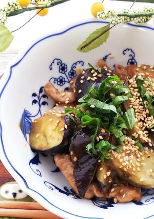 【簡単】☆豚肉とナスの味噌炒め☆-レシピのメイン写真