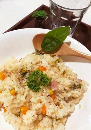 準備5分☆炊飯器でほったらかし☆ピラフ-レシピのメイン写真