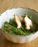5分副菜！インゲン・椎茸のごま和え♪