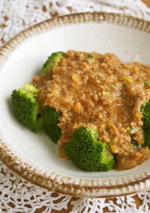 レンジで簡単メイン！ブロッコリー麻婆かけ-レシピのメイン写真