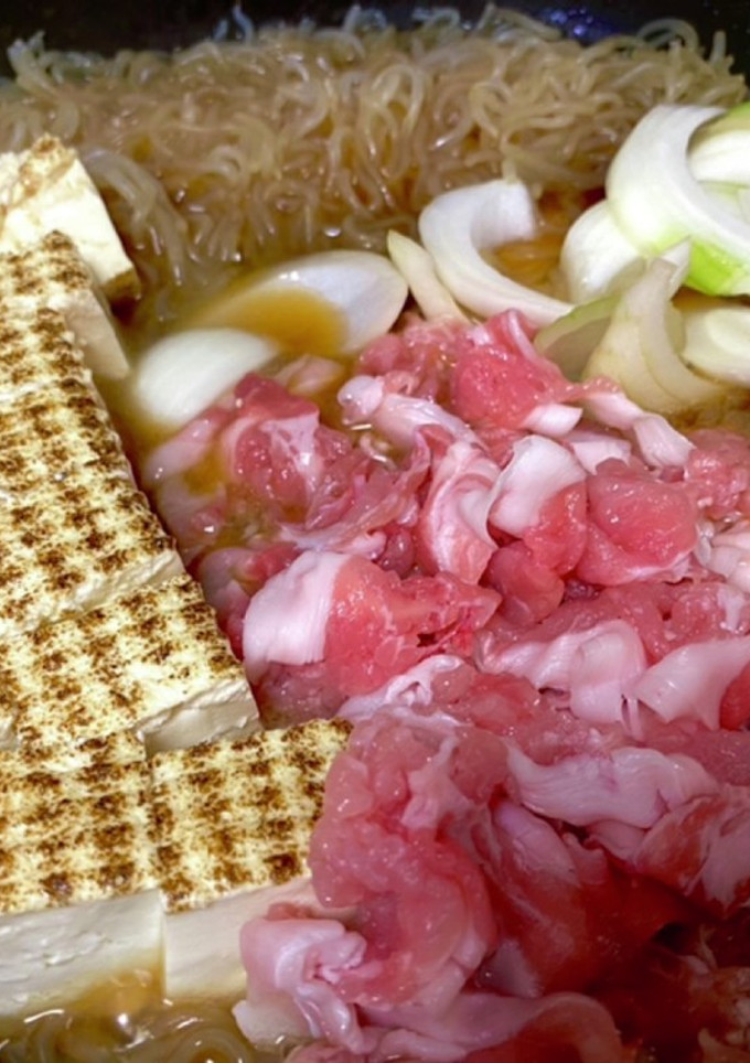 簡単！豚肉ですき焼き風煮！-レシピのメイン写真