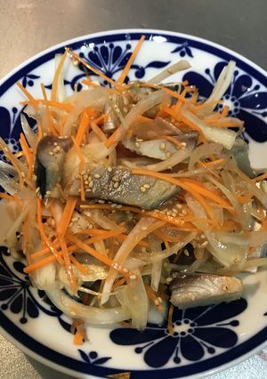 しめ鯖の野菜たっぷり和風マリネ-レシピのメイン写真