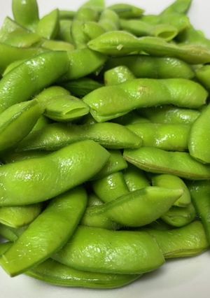 簡単！蒸し焼きの枝豆！-レシピのメイン写真