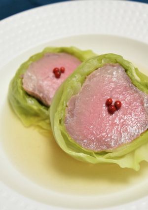 ブロック肉の低温調理ロールキャベツ-レシピのメイン写真