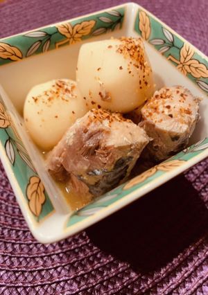 サバ水煮缶と里芋の煮物♪-レシピのメイン写真