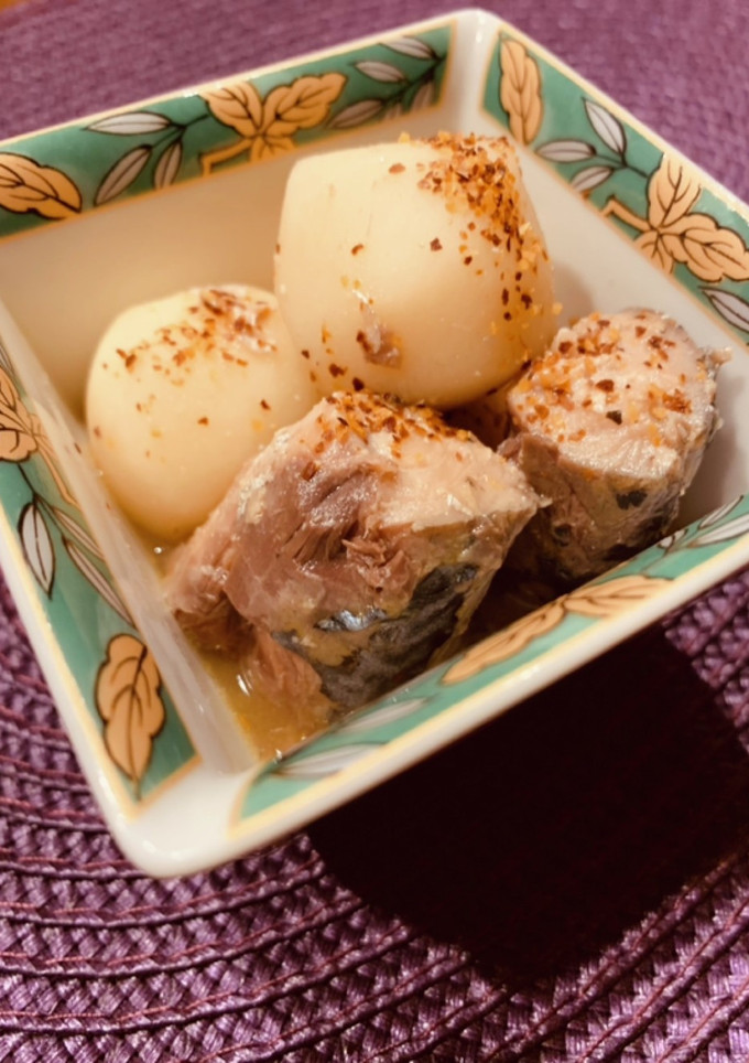 サバ水煮缶と里芋の煮物♪-レシピのメイン写真