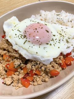 辛くないガパオライス-レシピのメイン写真