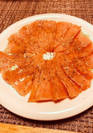 酒飲みのサーモンおつまみ-レシピのメイン写真