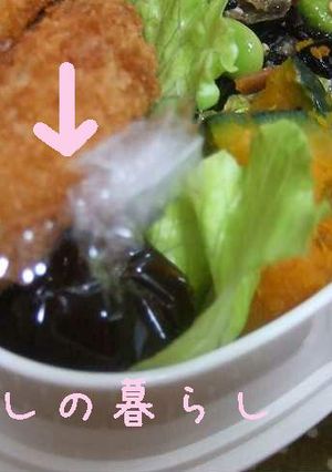 ✿お弁当用✿液体調味料を持っていく方法-レシピのメイン写真