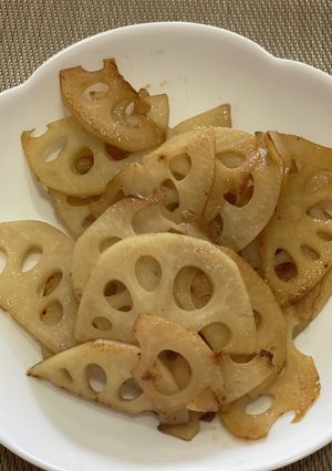 超簡単　レンコン醤油焼き-レシピのメイン写真
