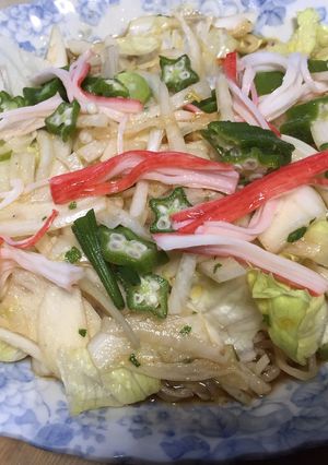 サッポロ一番醤油で、冷やし中華風-レシピのメイン写真