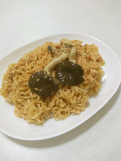 豆腐トマトクリームまぜ麺-レシピのメイン写真