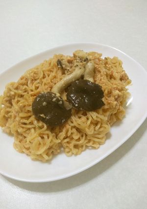 豆腐トマトクリームまぜ麺-レシピのメイン写真