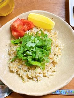 干しエビとパクチーのエスニックごはん-レシピのメイン写真