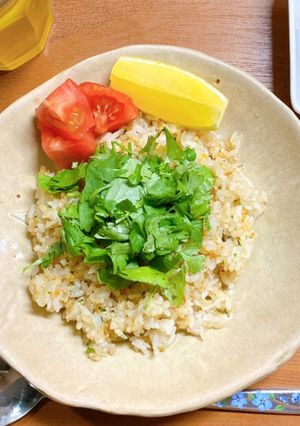 干しエビとパクチーのエスニックごはん-レシピのメイン写真