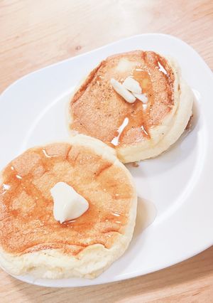 ふわふわ♡スフレパンケーキ♡-レシピのメイン写真