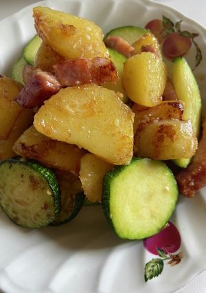 夏野菜とベーコンのチーズ風味-レシピのメイン写真