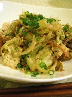 かつおが香る!豆腐チャンプルー-レシピのメイン写真