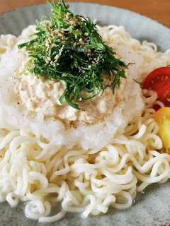 ツナマヨと大根おろしの冷製ラーメン-レシピのメイン写真