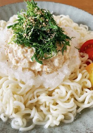 ツナマヨと大根おろしの冷製ラーメン-レシピのメイン写真