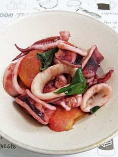 いかとトマトのバジル炒め-レシピのメイン写真
