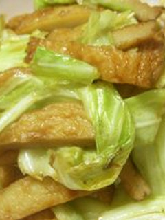 母の味!!キャベツと天ぷらの炒めもの-レシピのメイン写真