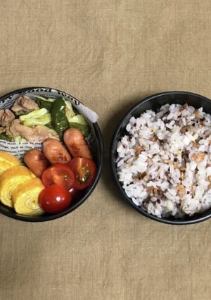 自分弁当・7月9日-レシピのメイン写真