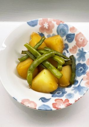 ホットクック：じゃがいもといんげんの煮物-レシピのメイン写真