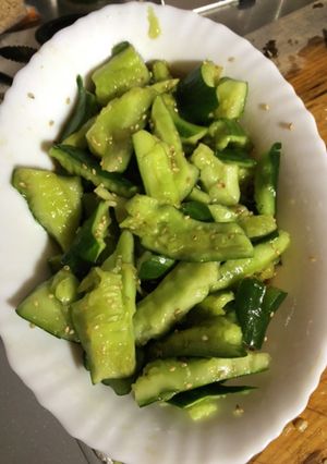 叩きキュウリ太くても大丈夫-レシピのメイン写真