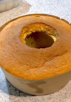 オートミールで茶色シフォンケーキ-レシピのメイン写真