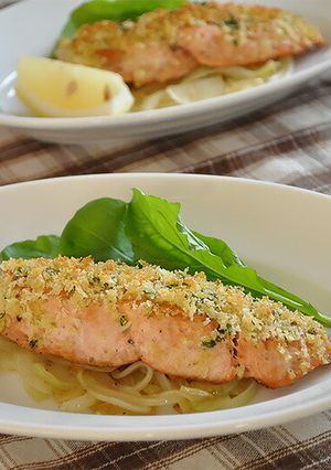 鮭の香草パン粉焼き-レシピのメイン写真