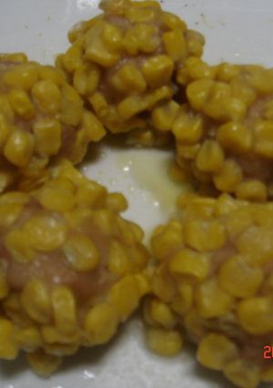 コーンで・・肉団子!-レシピのメイン写真