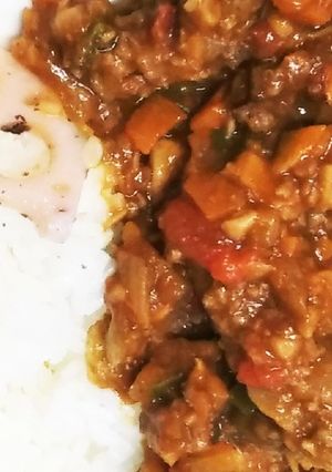 リュウジさんのレンジで無水キーマカレー-レシピのメイン写真